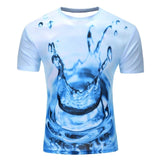 Hot selling New fashion Men's 3D apple/tree printing t shirt