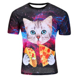 Hot selling New fashion Men's 3D apple/tree printing t shirt