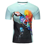 Free shipping Fashion Frog Printed 3D T-shirts, Punk 3D