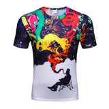 Free shipping Fashion Frog Printed 3D T-shirts, Punk 3D