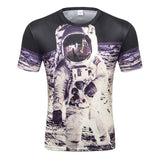 2017 New Arrivals Mens 3d T-shirt Print Winter Forest