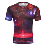 2017 New Arrivals Mens 3d T-shirt Print Winter Forest
