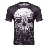 2017 New Arrivals Mens 3d T-shirt Print Winter Forest