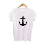 Sea Boat Anchor Pattern T Shirts