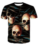 2018 new skull 3D T Shirt Summer Mens Fashion Tops