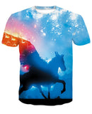 2018 new skull 3D T Shirt Summer Mens Fashion Tops