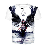 Devin Du Black And White Vertigo Hypnotic Printing T Shirt