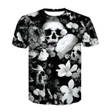 Devin Du Black And White Vertigo Hypnotic Printing T Shirt