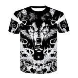 Devin Du Black And White Vertigo Hypnotic Printing T Shirt