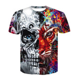 Devin Du Black And White Vertigo Hypnotic Printing T Shirt