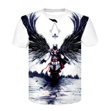 Wolf Warrior by SunimaArt 3D T shirts Men T-shirts