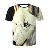 Wolf Warrior by SunimaArt 3D T shirts Men T-shirts