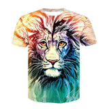 Wolf Warrior by SunimaArt 3D T shirts Men T-shirts