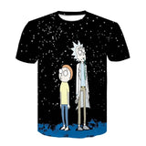 New Fashion Brand T-shirt Hip Hop 3d color Skulls Harajuku Animation