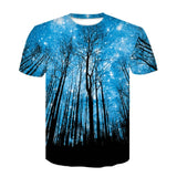 New Fashion Brand T-shirt Hip Hop 3d color Skulls Harajuku Animation