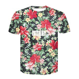 New Fashion Brand T-shirt Hip Hop 3d color Skulls Harajuku Animation