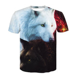 New Fashion Brand T-shirt Hip Hop 3d color Skulls Harajuku Animation