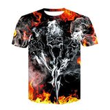 Devin Du 2018 Newest Harajuku Wolf 3D Print Cool T-shirt