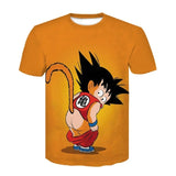 Dragon ball cartoon T-shirt sweater leisure child Goku 3D T-shirt