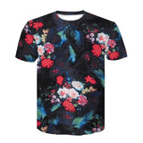 Devin Du Brand New Men Casual Lycra fire Black T-shirts Rock Guitar