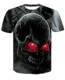 Devin Du Brand New Men Casual Lycra fire Black T-shirts Rock Guitar