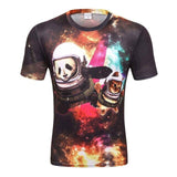 2018 Space t-shirt for men/boy 3d tshirt funny print great Astronaut