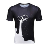 2017 Novelty 3D t shirt Men Cans of beer Printed Hip Hop