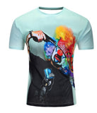Black And White Vertigo Hypnotic Printing T Shirt