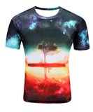 Black And White Vertigo Hypnotic Printing T Shirt