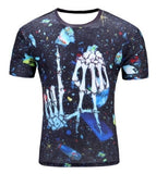 Black And White Vertigo Hypnotic Printing T Shirt