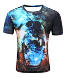 Black And White Vertigo Hypnotic Printing T Shirt