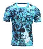 Black And White Vertigo Hypnotic Printing T Shirt