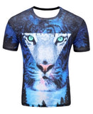 Black And White Vertigo Hypnotic Printing T Shirt