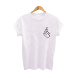 2019 Hipster Pocket Print T-shirt Femme