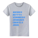 riverdale archi e betty veronica jughead cheryl t shirt