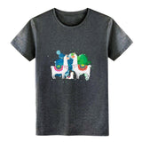 Alpaca Peru Colorsplash t shirt Customized