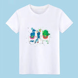 Alpaca Peru Colorsplash t shirt Customized