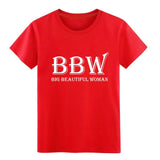 Men's BBW Big Beautiful Woman t shirt Character tee shirt