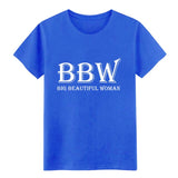 Men's BBW Big Beautiful Woman t shirt Character tee shirt