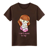 I dont wanna be big Little Ageplay ddlg girlfriend t shirt