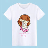 I dont wanna be big Little Ageplay ddlg girlfriend t shirt