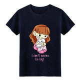 I dont wanna be big Little Ageplay ddlg girlfriend t shirt