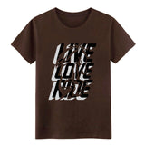 live love ride equitation horseback riding t shirt