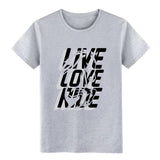 live love ride equitation horseback riding t shirt