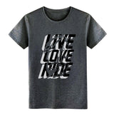 live love ride equitation horseback riding t shirt