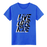 live love ride equitation horseback riding t shirt