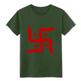 Hindu Swastika Fitted Cotton/Poly by Next Level t shirt