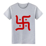 Hindu Swastika Fitted Cotton/Poly by Next Level t shirt