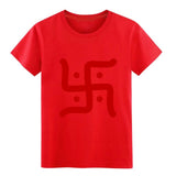 Hindu Swastika Fitted Cotton/Poly by Next Level t shirt