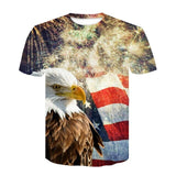 Wolf T Shirt Men 2018 T-Shirts Short Sleeve Round Neck